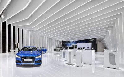 L&B op Audi stand CES 2015 in Las Vegas